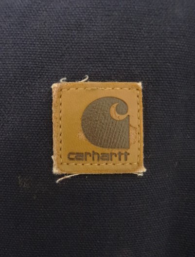 画像: 00'S CARHARTT 裏地キルティング ダックベスト ネイビー USA製 (VINTAGE)