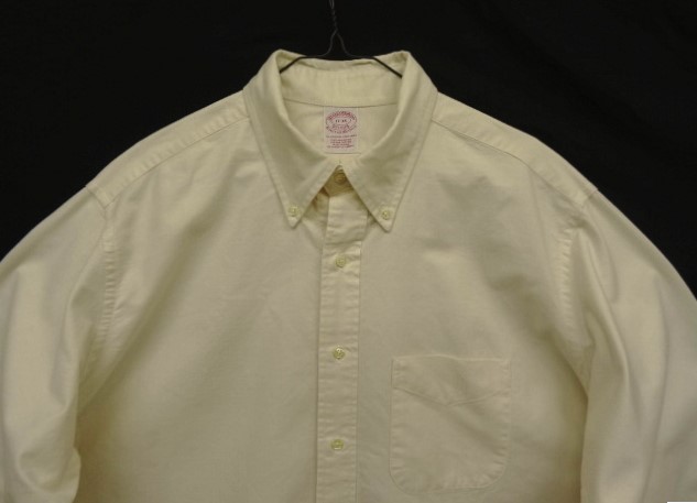 画像: 90'S BROOKS BROTHERS オックスフォード BDシャツ 生成り USA製 (VINTAGE)