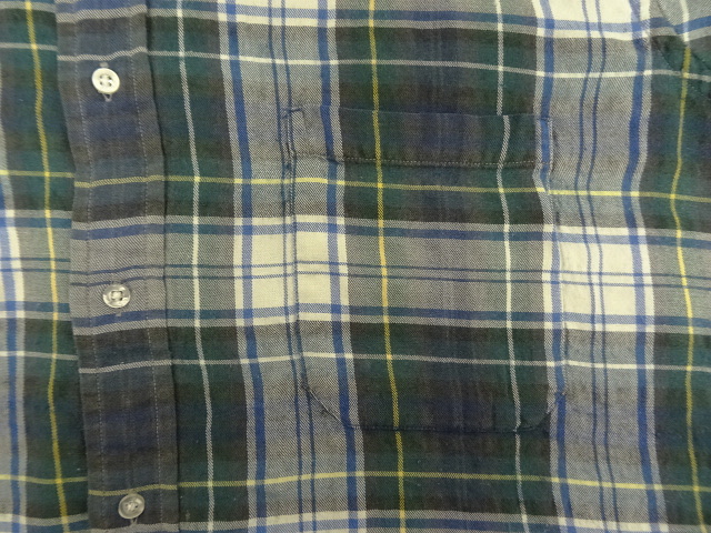 画像: 80'S BROOKS BROTHERS "BROOKS FLANNEL" フランネル BDシャツ チェック柄 USA製 (VINTAGE)