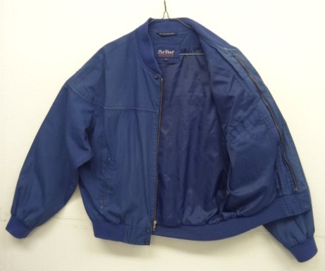 画像3: 90'S PAR FOUR SPORTSWEAR カップショルダー ダービージャケット フェードネイビー (VINTAGE)