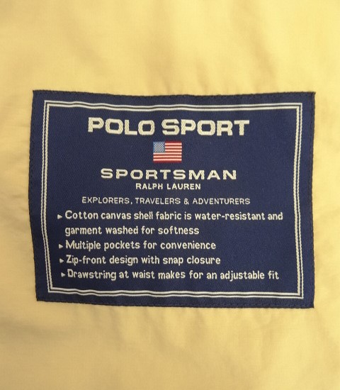 画像4: 90'S RALPH LAUREN "POLO SPORT" ナイロン カバーオール ベージュ (VINTAGE)