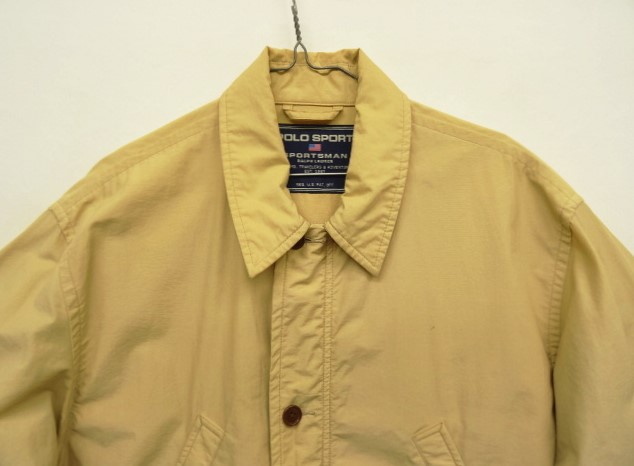 画像: 90'S RALPH LAUREN "POLO SPORT" ナイロン カバーオール ベージュ (VINTAGE)