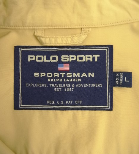 画像2: 90'S RALPH LAUREN "POLO SPORT" ナイロン カバーオール ベージュ (VINTAGE)