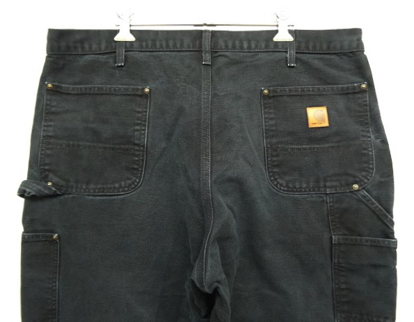 画像: CARHARTT ダブルニー ダック ペインターパンツ ブラック W38L32 (VINTAGE)