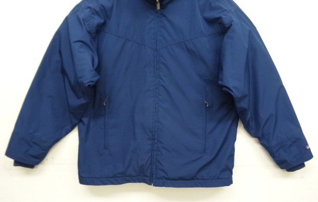 画像: 00'S PATAGONIA 袖ロゴ ニューシェルドシンチラジャケット ブルー (VINTAGE)