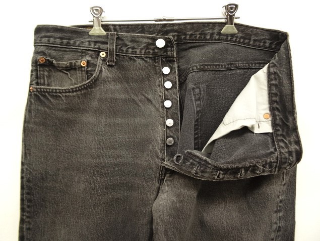 画像: 90'S LEVIS 501 デニム ブラック USA製 W38L30 (VINTAGE)