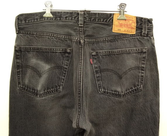 画像: 90'S LEVIS 501 デニム ブラック USA製 W38L30 (VINTAGE)