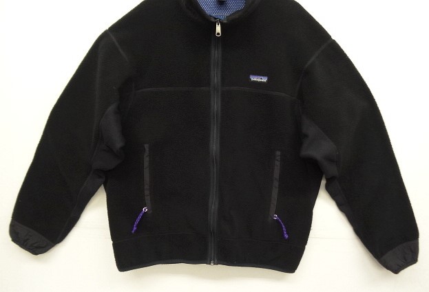 画像: 90'S PATAGONIA 裏地P.E.F パーシャルエクリプス フリースジャケット ブラック USA製 (VINTAGE)