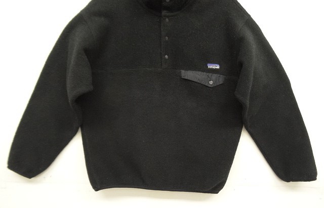 画像: 90'S PATAGONIA ”SNAP-T" 雪無しタグ スナップT ブラック ジャマイカ製 (VINTAGE)