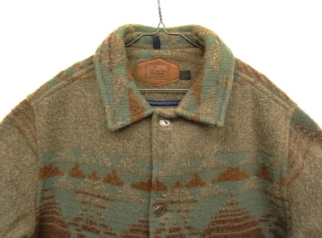 画像: 90'S WOOLRICH コンチョボタン ウールジャケット ネイティブ柄 USA製 (VINTAGE)