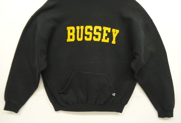 画像: 90'S RUSSELL ATHLETIC "BUSSEY" プルオーバーパーカー ブラック メキシコ製 (VINTAGE)