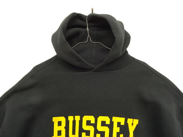 画像: 90'S RUSSELL ATHLETIC "BUSSEY" プルオーバーパーカー ブラック メキシコ製 (VINTAGE)