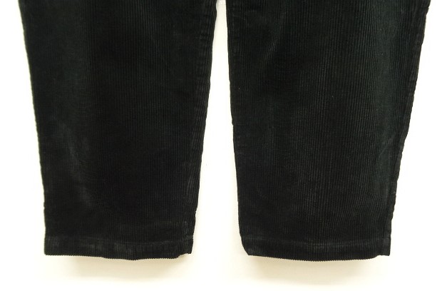 画像: 90'S RALPH LAUREN "ANDREW PANT" ツープリーツ 太畝 コーデュロイパンツ ブラック W38L30 (VINTAGE)