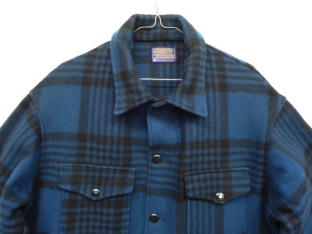 画像: 70'S PENDLETON ウール マッキーノジャケット チェック柄 USA製 (VINTAGE)