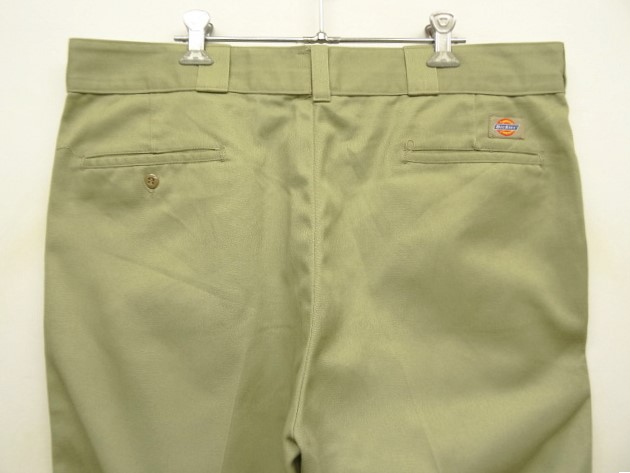 画像: 90'S DICKIES 874 ワークパンツ ベージュ W38L30 USA製 (VINTAGE)