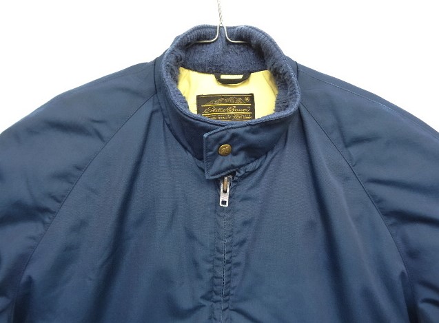 画像: 80'S EDDIE BAUER "ALL PURPOSE" 黒タグ グースダウン ダウンジャケット ネイビー (VINTAGE)