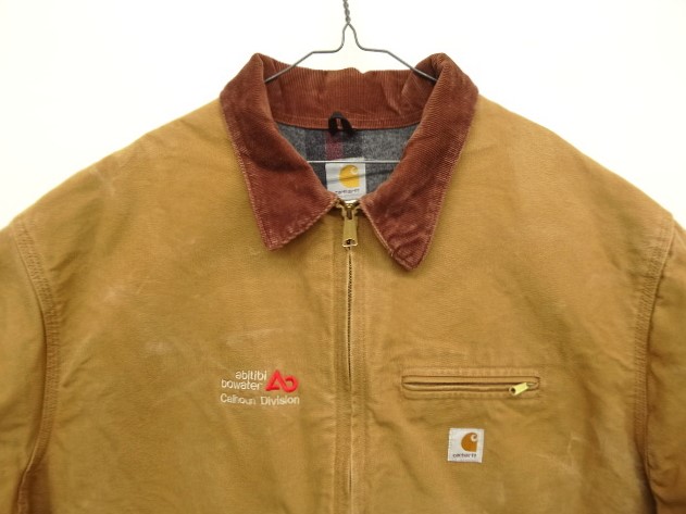 画像: 09'S CARHARTT "DETROIT JACKET" 裏地ブランケット ダックジャケット ブラウン USA製 (VINTAGE)