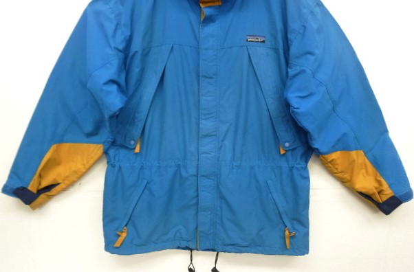 画像: 90'S PATAGONIA "GUIDE SHELL JACKET" 旧タグ ナイロン シェルジャケット ブルー/マンゴー/パープル (VINTAGE)