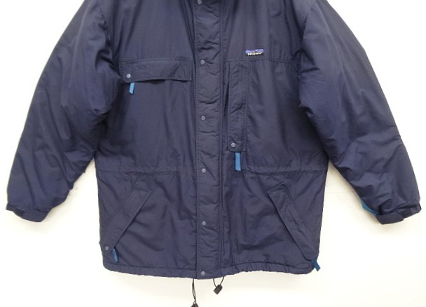 画像: 90'S PATAGONIA "GUIDE PARKA" 旧タグ 中綿入り ハーフコート ネイビー (VINTAGE)