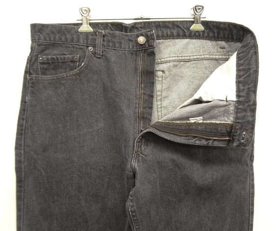 画像: 80'S LEVIS 505 デニム 先染めブラック W38L32 USA製 (VINTAGE)