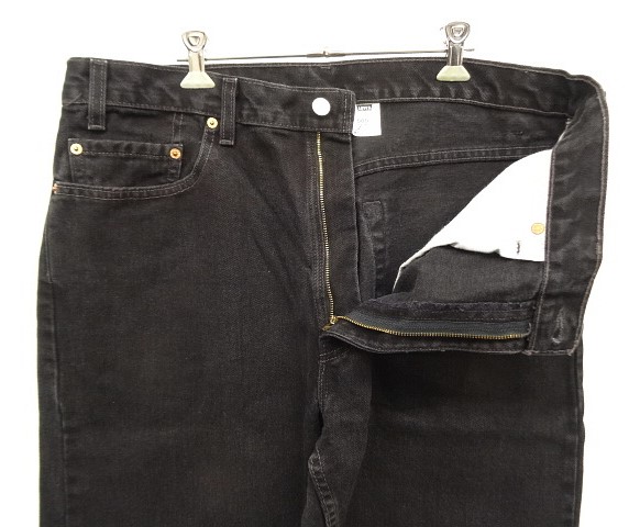 画像: 00'S LEVIS 505 デニム ブラック W38L30 USA製 (VINTAGE)