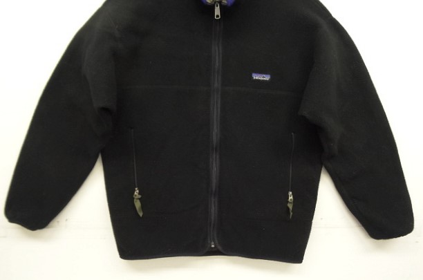 画像: 90'S PATAGONIA 裏地P.E.F ライトX カーディガン ブラック USA製 (VINTAGE)