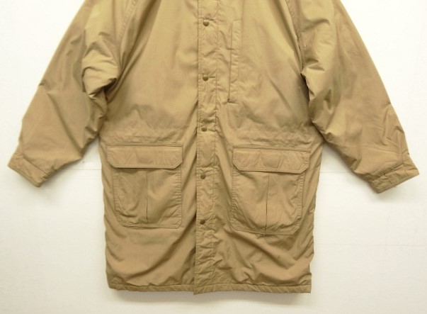 画像: 80'S LL Bean "STORM COAT" 裏地ウール ストームコート ベージュ USA製 (VINTAGE)