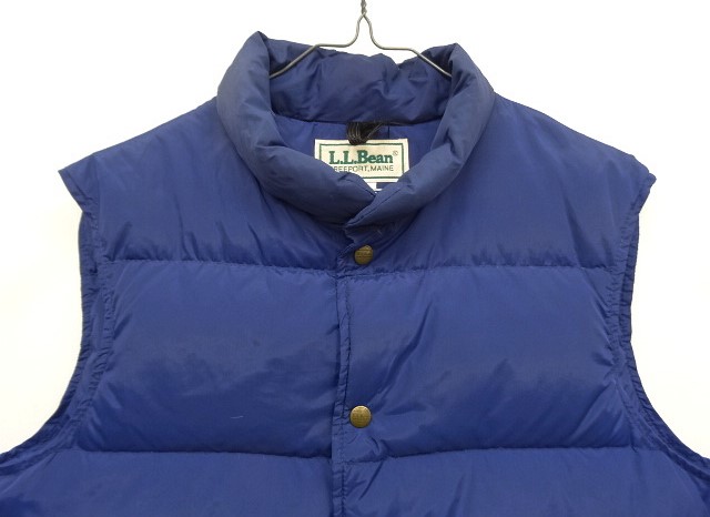 画像: 80'S LL Bean グースダウン ダウンベスト ネイビー USA製 (VINTAGE)