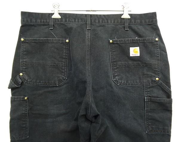 画像: CARHARTT ダブルニー ダック ペインターパンツ ブラック W38L30 USA製 (VINTAGE)