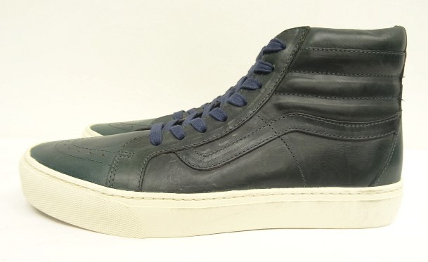 画像2: VANS VAULT "HORWEEN LEATHER" SK8-HI LX ホーウィン社製レザー スニーカー パリジャンブルー (DEADSTOCK)