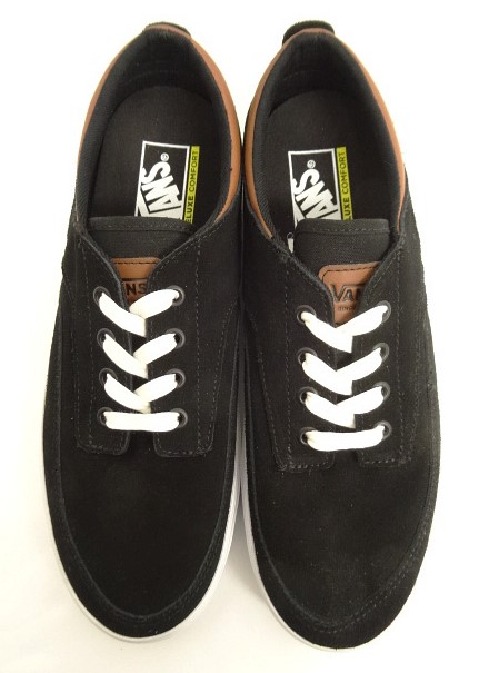 画像: VANS "SALES SAMPLE" EMMERSON DLX スウェード スニーカー ブラック (一点物/NEW)