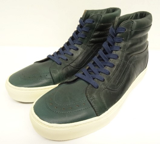 画像1: VANS VAULT "HORWEEN LEATHER" SK8-HI LX ホーウィン社製レザー スニーカー パリジャンブルー (DEADSTOCK)