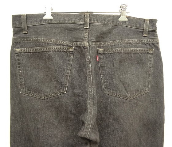 画像: 90'S LEVIS 501 デニム 先染めブラック W38L32 USA製 (VINTAGE)