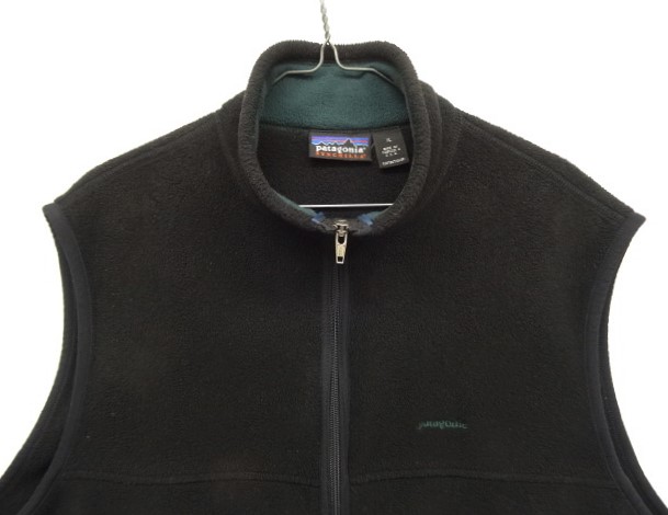 画像: 90'S PATAGONIA "SYNCHILLA" フルジップ フリースベスト ブラック USA製 (VINTAGE)