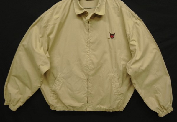 画像: 90'S RALPH LAUREN チンスト付き ポプリン ドリズラージャケット ベージュ (VINTAGE)