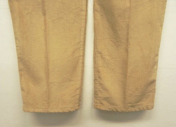 画像: 70'S DICKIES 874 チビタグ コーデュロイパンツ ベージュ 42TALONジップ USA製 (VINTAGE)