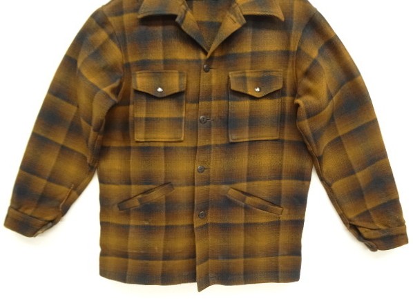 画像: 70'S PENDLETON ウール マッキーノジャケット オンブレチェック USA製 (VINTAGE)