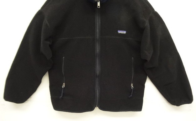 画像: 90'S PATAGONIA 裏地P.E.F ライトX カーディガン ブラック USA製 (VINTAGE)