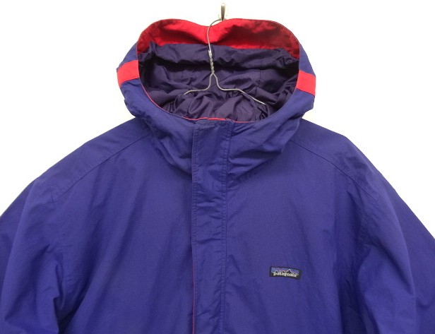 画像: 90'S PATAGONIA ナイロン アノラックジャケット ダークブルー/レッド (VINTAGE)